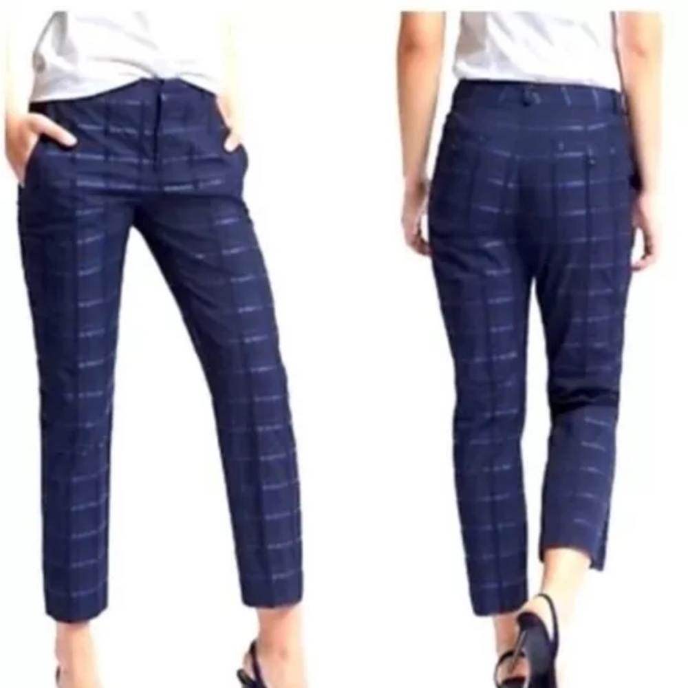 Banana‎ Republic Avery Slim crop trouser- worn twice. 99 retail